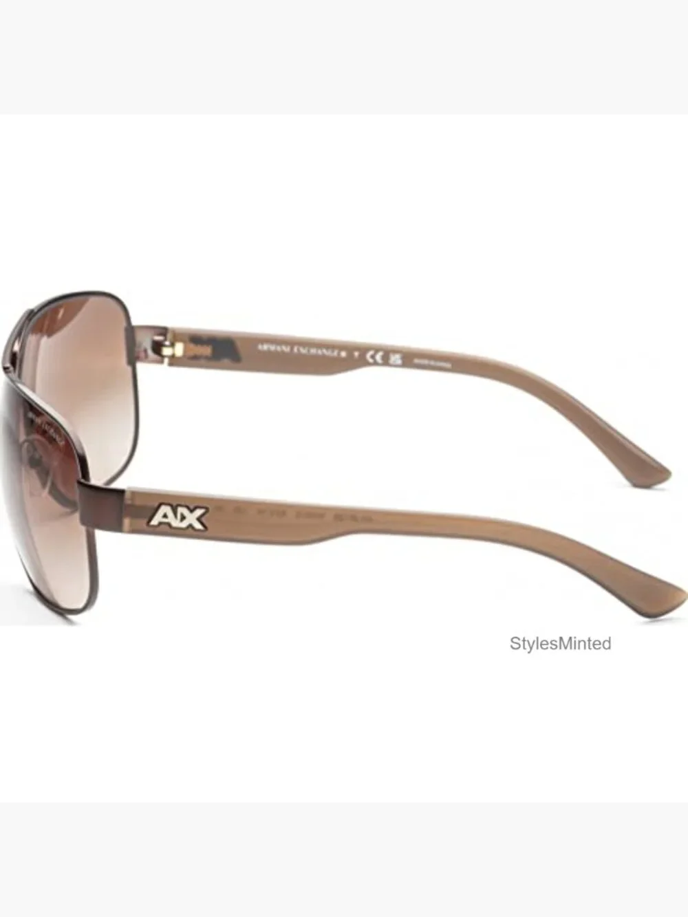 Men's Rectangular Sunglasses with UV Protection